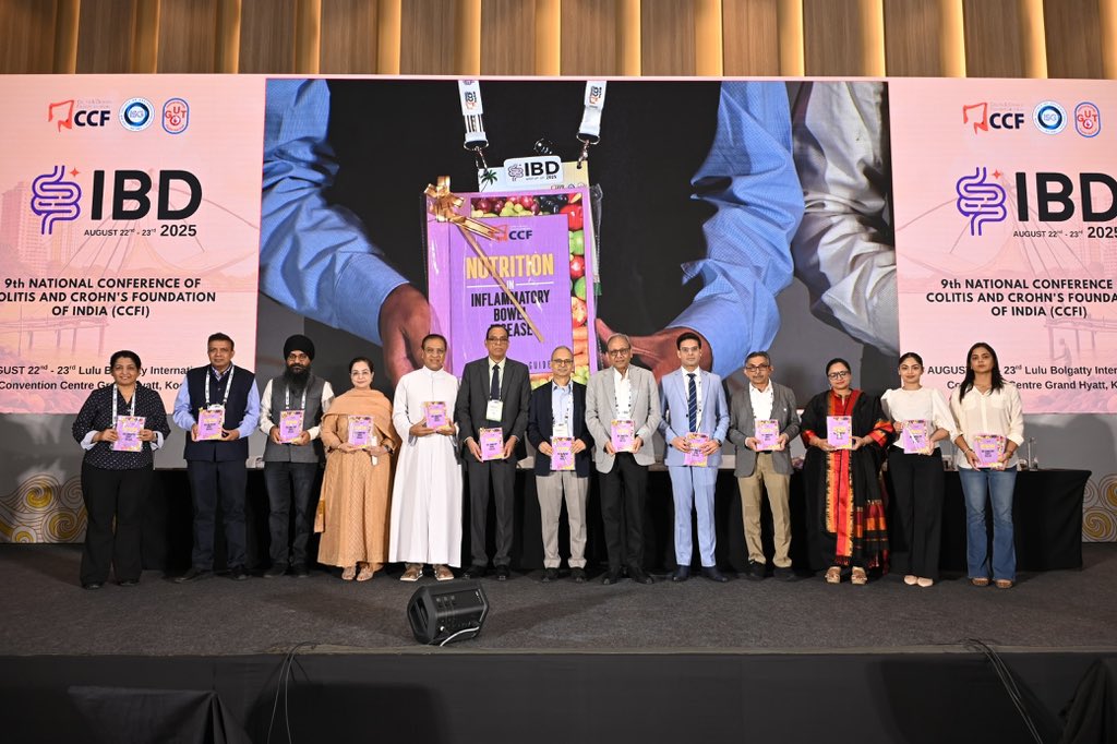 Dr Vandana Midha (@vandana_midha) on Twitter photo New release! "Nutrition in Inflammatory Bowel Disease" unveiled at the 9th Annual <a href="/CCF_IN/">CCF(India)</a> Meeting at Kochi. It's a step forward in empowering patients & clinicians with knowledge about Diet and IBD! Kudos to team Ludhiana <a href="/dr_singh_gastro/">Arshdeep Singh</a> <a href="/Sudhakarritu/">Ritu Sudhakar</a> with leader Dr Ajit Sood New release! "Nutrition in Inflammatory Bowel Disease" unveiled at the 9th Annual <a href="/CCF_IN/">CCF(India)</a> Meeting at Kochi. It's a step forward in empowering patients & clinicians with knowledge about Diet and IBD! Kudos to team Ludhiana <a href="/dr_singh_gastro/">Arshdeep Singh</a> <a href="/Sudhakarritu/">Ritu Sudhakar</a> with leader Dr Ajit Sood