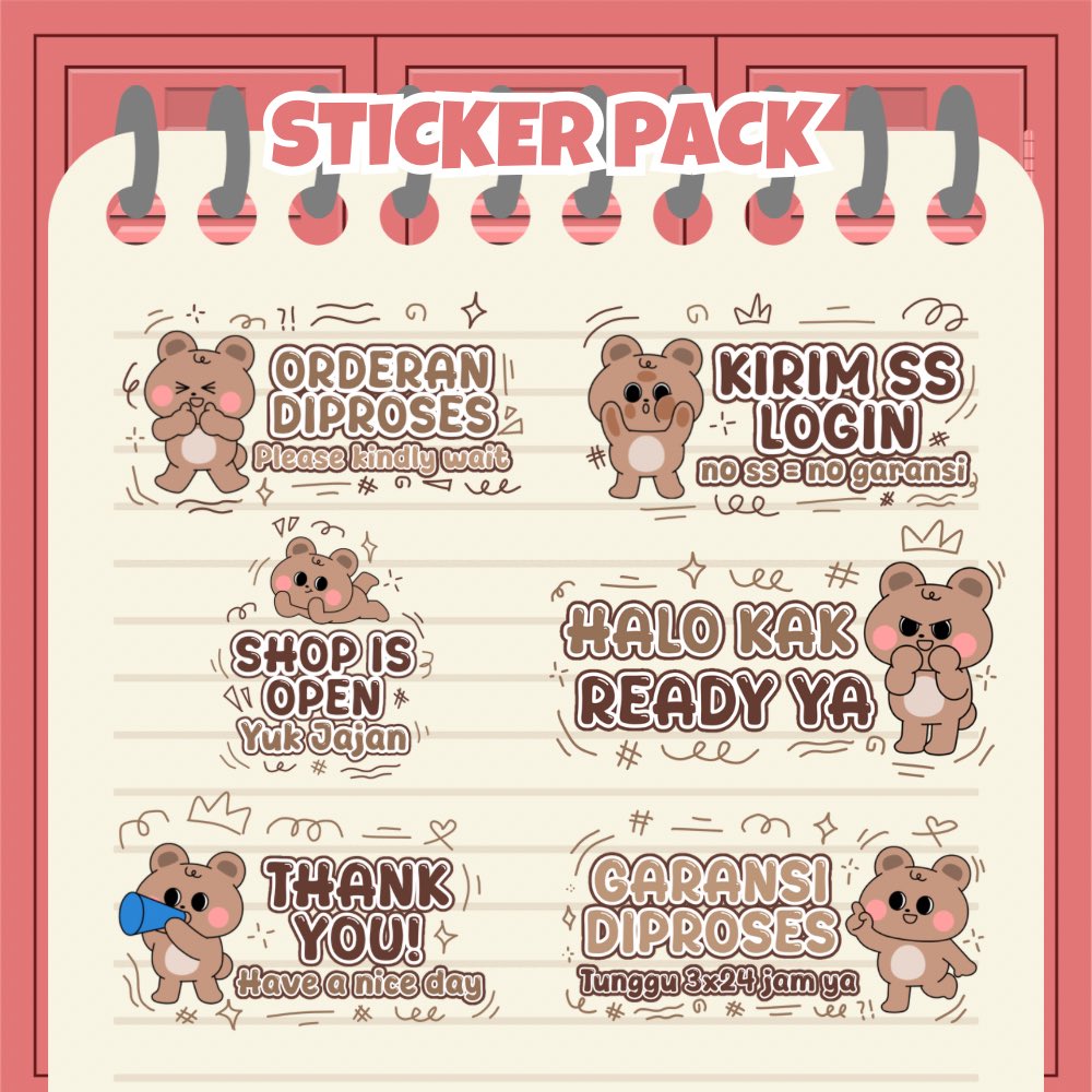bakeuy's tweet photo. Help RT / repost, thankyou!

Haloo, aku ada ready stock sticker pack wa yaa
🍀 18.000 / pack
🍀 free retext
🍀 1 pack isi 6 sticker

#zonauang https://t.co/SaNwCDqjHX