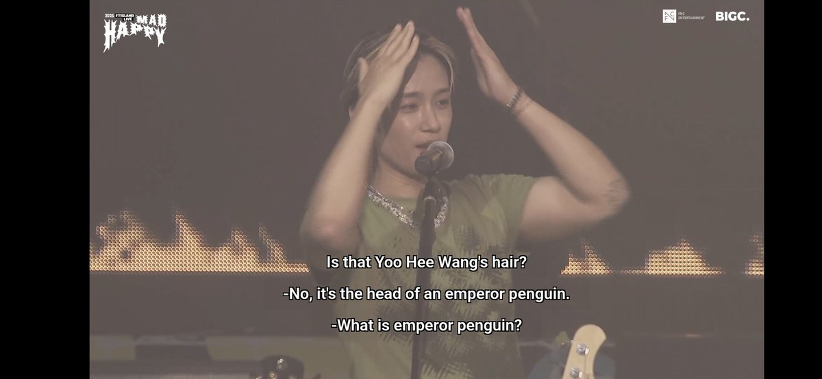 Jaejin as a emperor penguin 🐧

#FTISLAND #MAD_HAPPY #FTISLAND_LIVE_MAD_HAPPY #BIGC