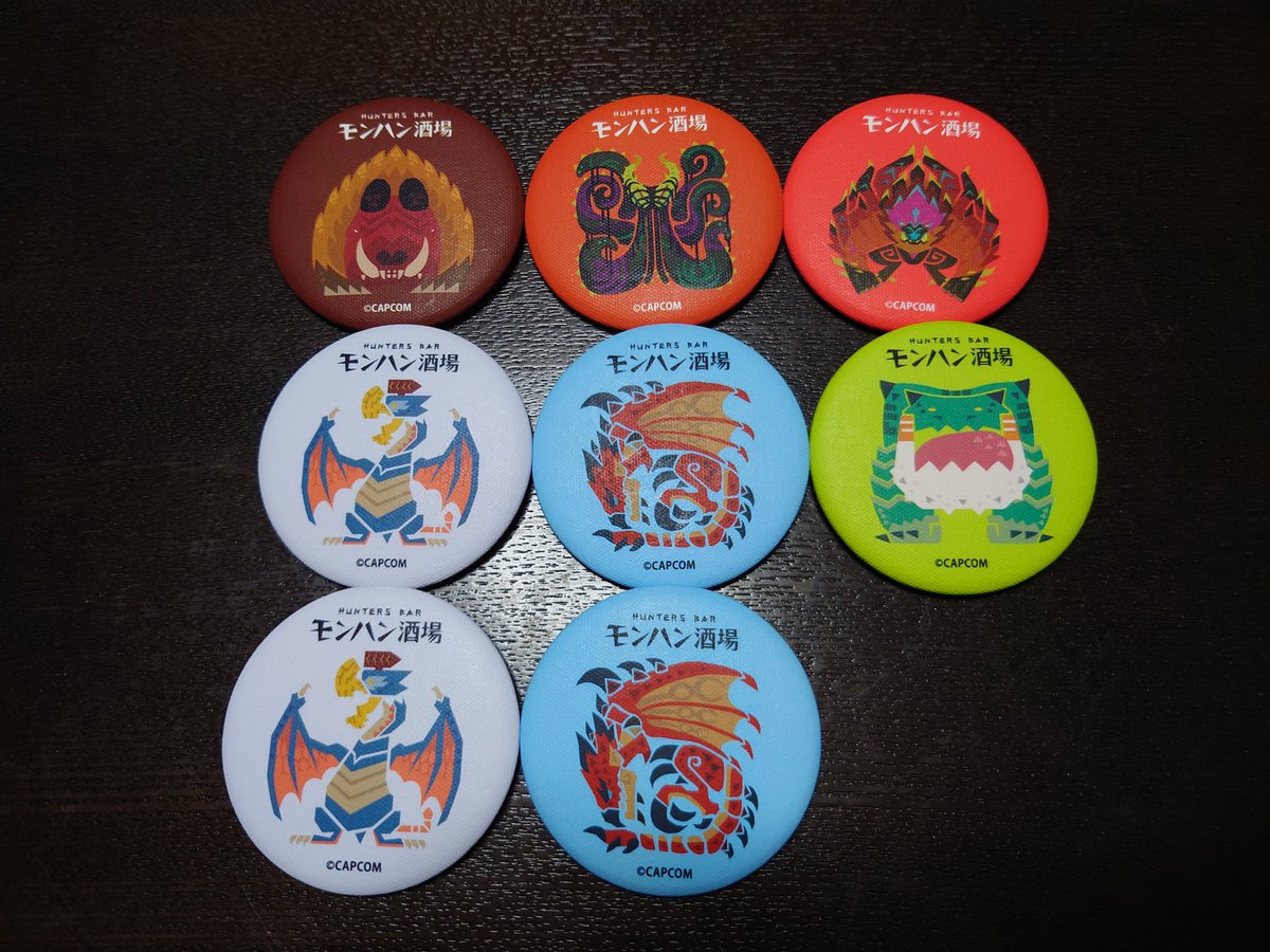 【GENERAI】モンハン酒場 特典 缶バッジ モンハン酒場 モンスターハンター 缶バッジ ノベルティ 特典 シーウー