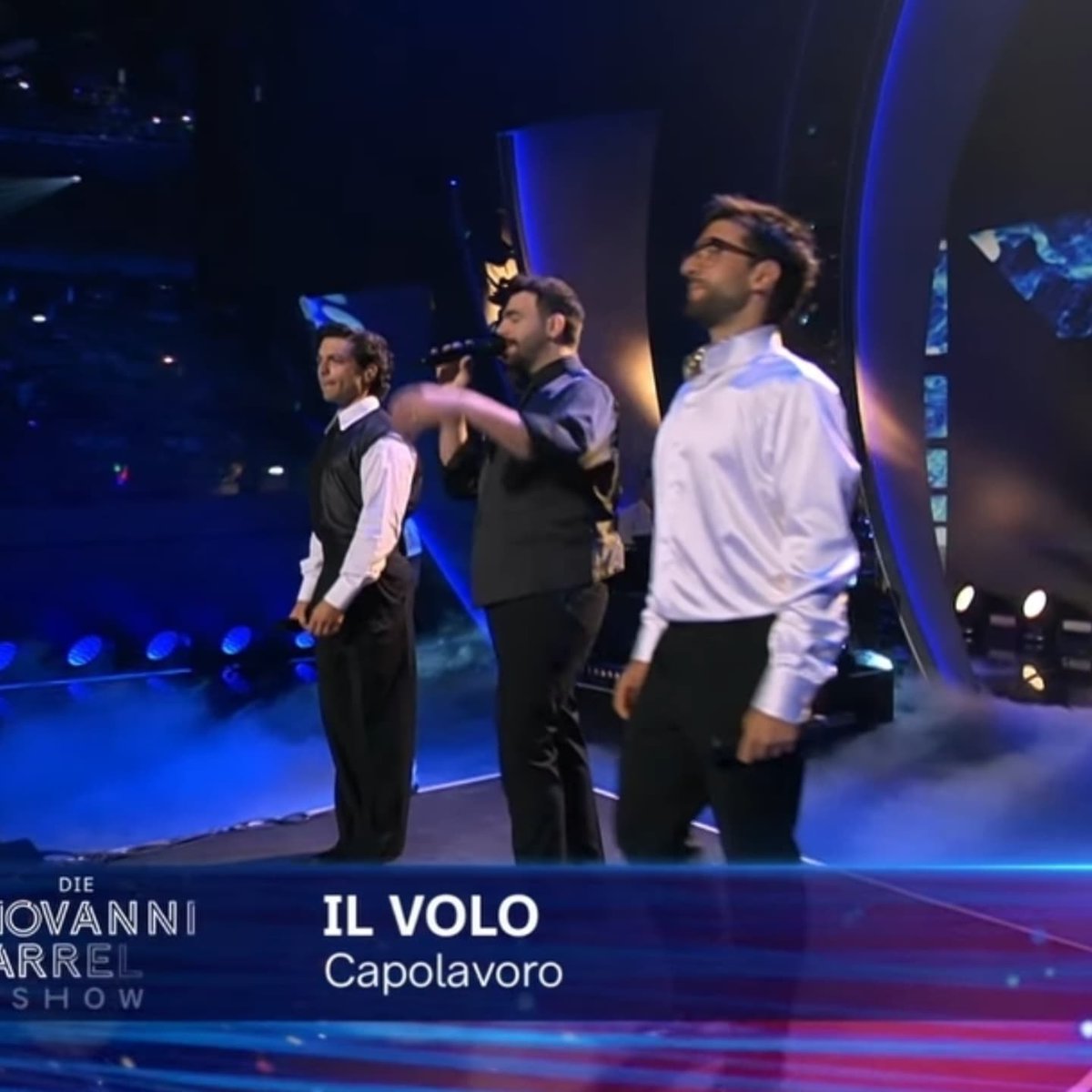 ilvoloversinte's tweet photo. @ilvolo ospiti di Giovanni Zarrella Show in Germania 

#screenvideo 

#pierobarone #ignazioboschetto #gianlucaginoble #ilvolo  #ilvolovers #ilvoloversinternational #traleonde  #AdAstra #Capolavoro https://t.co/dGgSZz9Bag