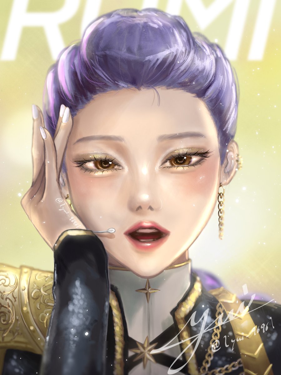 Rumi💜 
 #KpopDemomHunters #HUNTRIX 
#kpopdemonhuntersfanart