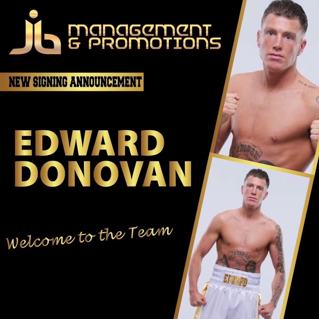 * New Signing *

Edward Donovan has signed on the dotted line with JB Promotions ahead of his domestic dust up with Paul Ryan on October 10th