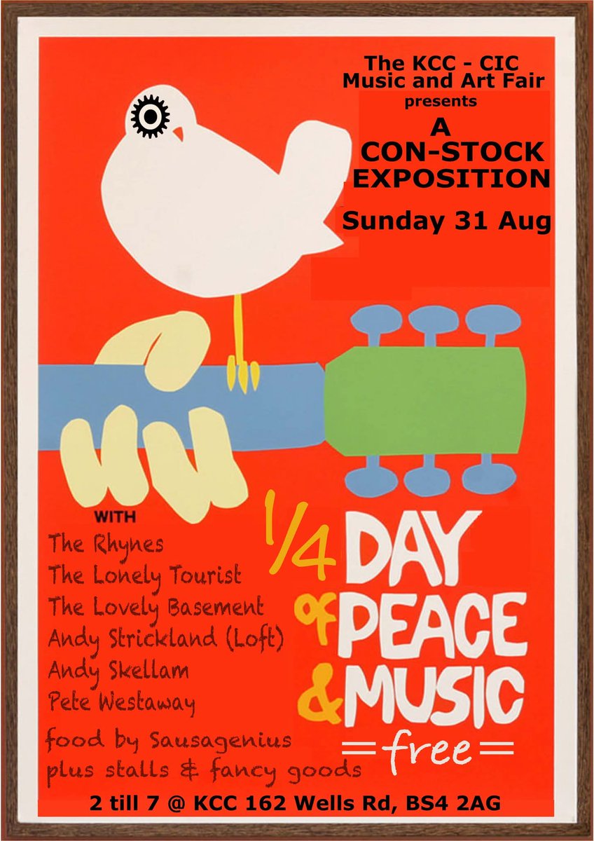 A week to go til we play ConStock! <a href="/KnowleConClub/">KCC</a> #Bristol Great to be part of such a great line up!