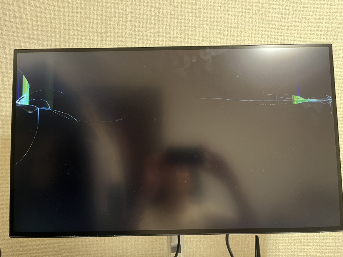CodingNinjaAZ's tweet image. Bought a new monitor this year. My son just ended its career 😭