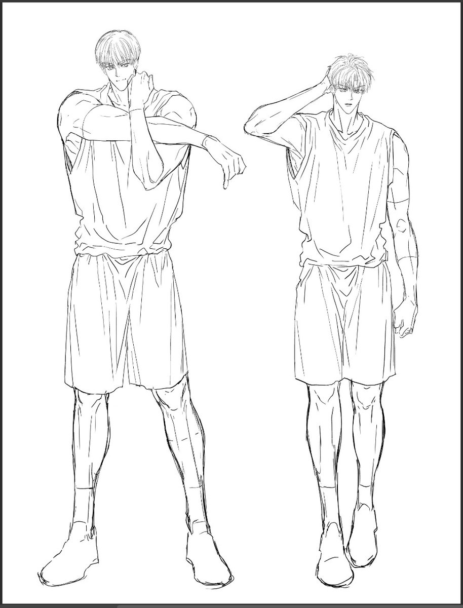 오랜만에 전신을
빵준