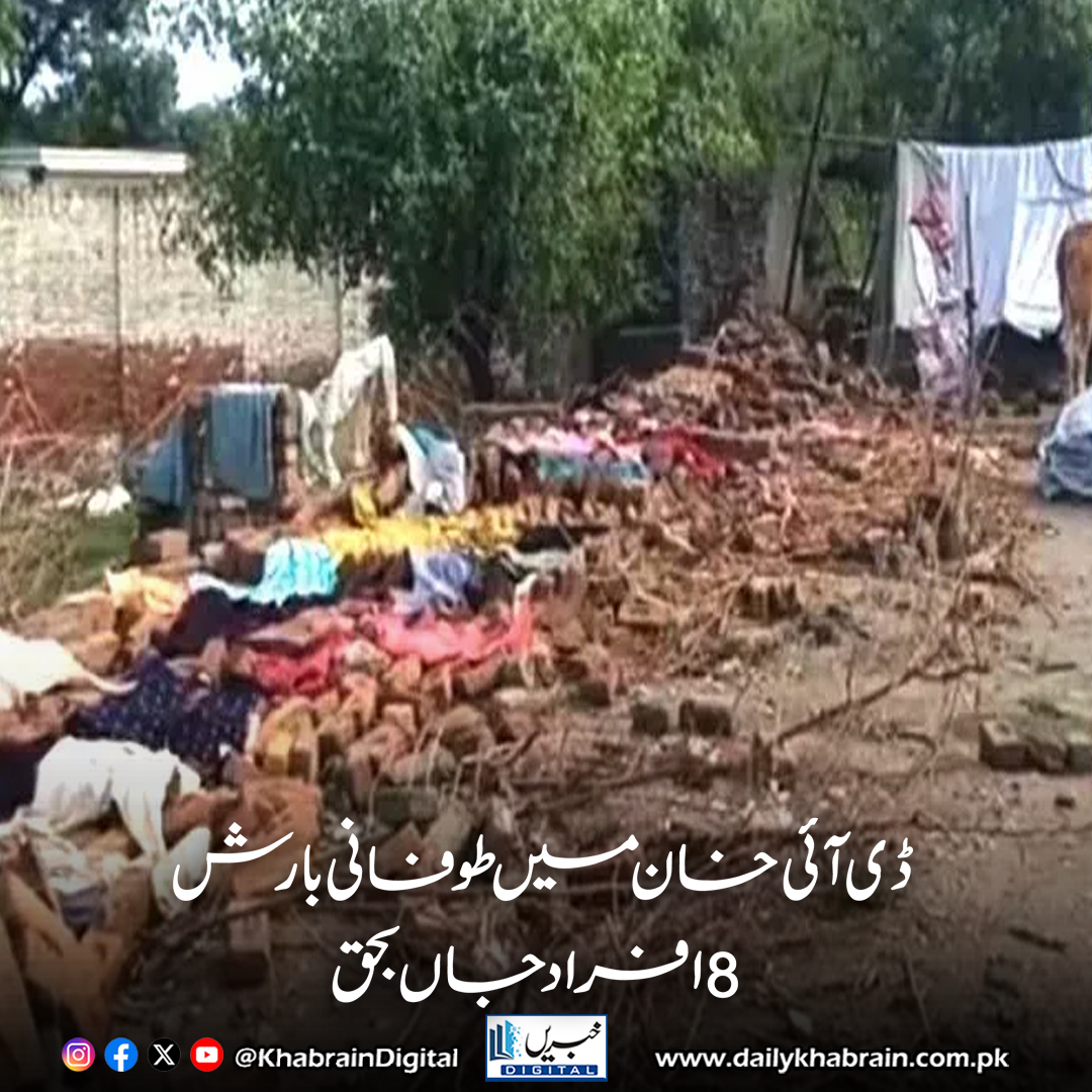 daily_khabrain's tweet photo. ڈی آئی خان میں طوفانی بارش، 8 افراد جاں بحق
https://t.co/sJGKkR35Ur
Tap on the link to read full story 👆
#khabraindigital
#DIKhanStorm #KPKWeatherAlert #StormCasualties #RescueOperations #CMGandapur #DisasterRelief #PakistanStorm #EmergencyResponse #WeatherUpdate https://t.co/ZCGKYDJ19y