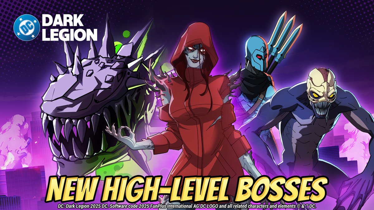 💥 Defeat the Dark Legion - Just Got Harder! 💥

You asked for tougher battles, and they've arrived! 
Four new high-level bosses have joined the fight in Defeat the Dark Legion - ready to test the limits of your rallies and your resolve.

Rally your allies and fight! Show these