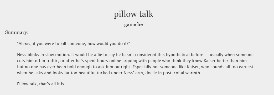 nski, rated e
archiveofourown.org/works/69731591