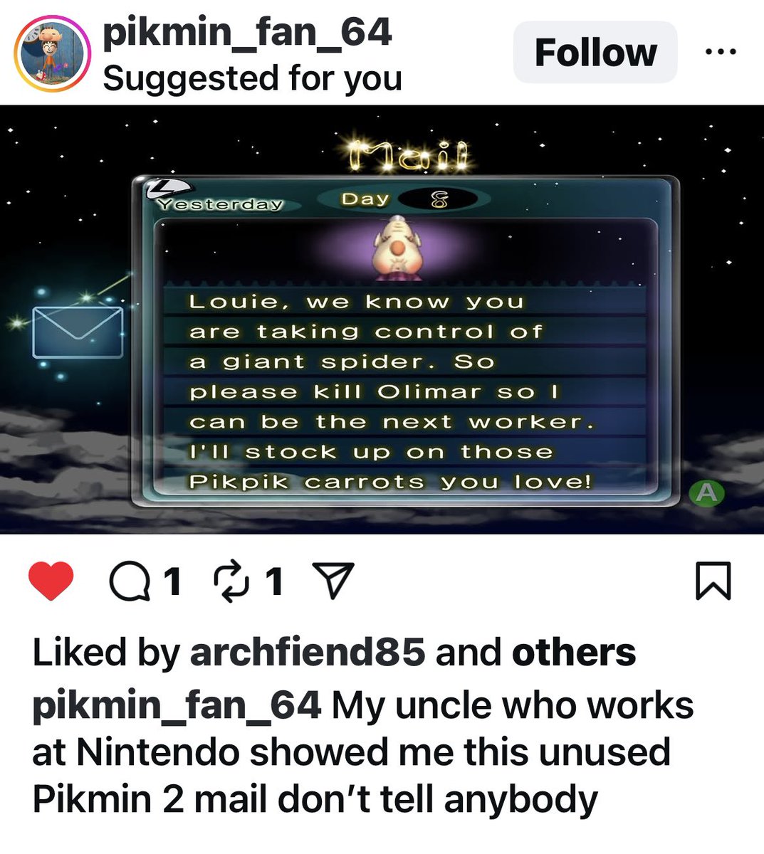 Chat you think he is telling the truth?