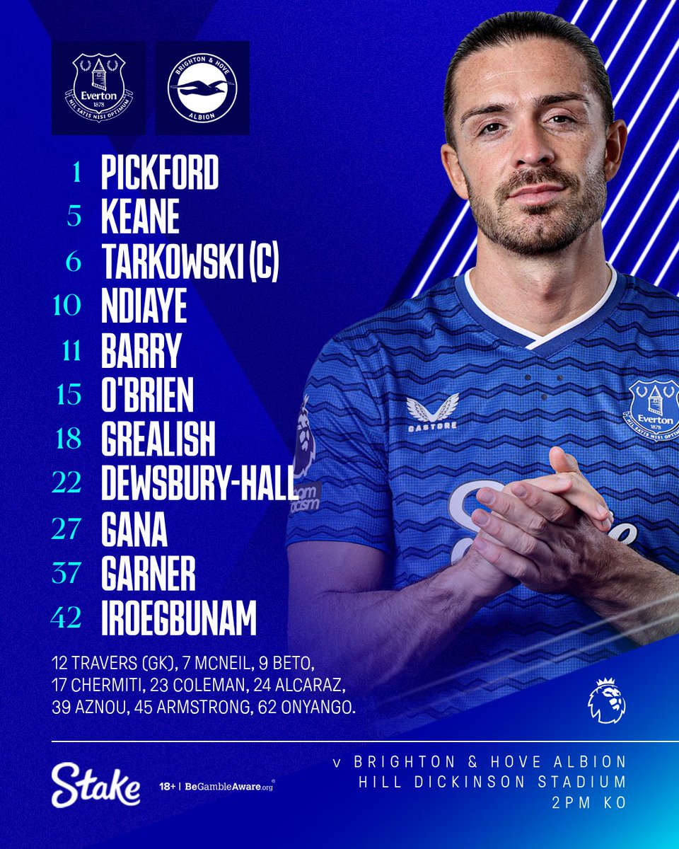 Your Toffees for our first ever Premier League game at Hill Dickinson Stadium! 🔵