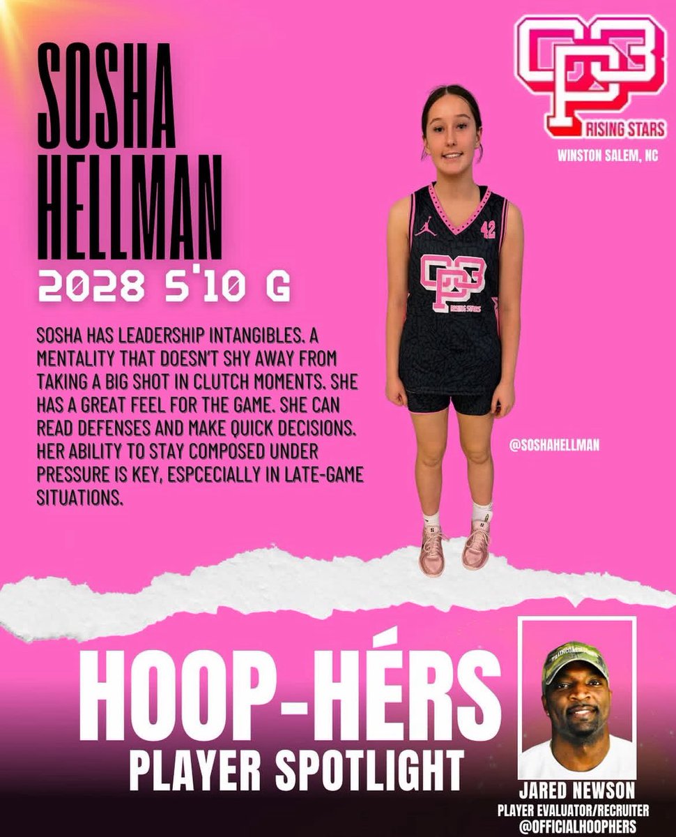 Thank you for this player spotlight! <a href="/CP3events/">🚀13TH ANNUAL CP3 RISING STARS NATIONAL CAMP🚀</a>
