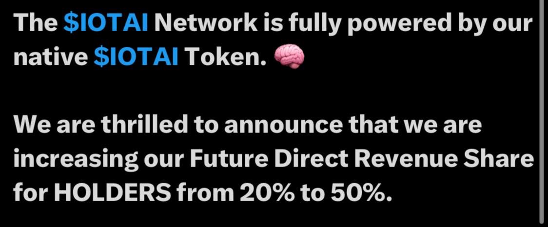 Timmer56566787's tweet image. $IOTAI @IoTAI_network smart move team 👌

#BTC $ETH $RIO $TAO $DKING $AION