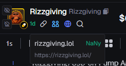 New website is updated on dex! 

Slow cook to thanksgiving now 🦃🎯 $Rizzgiving