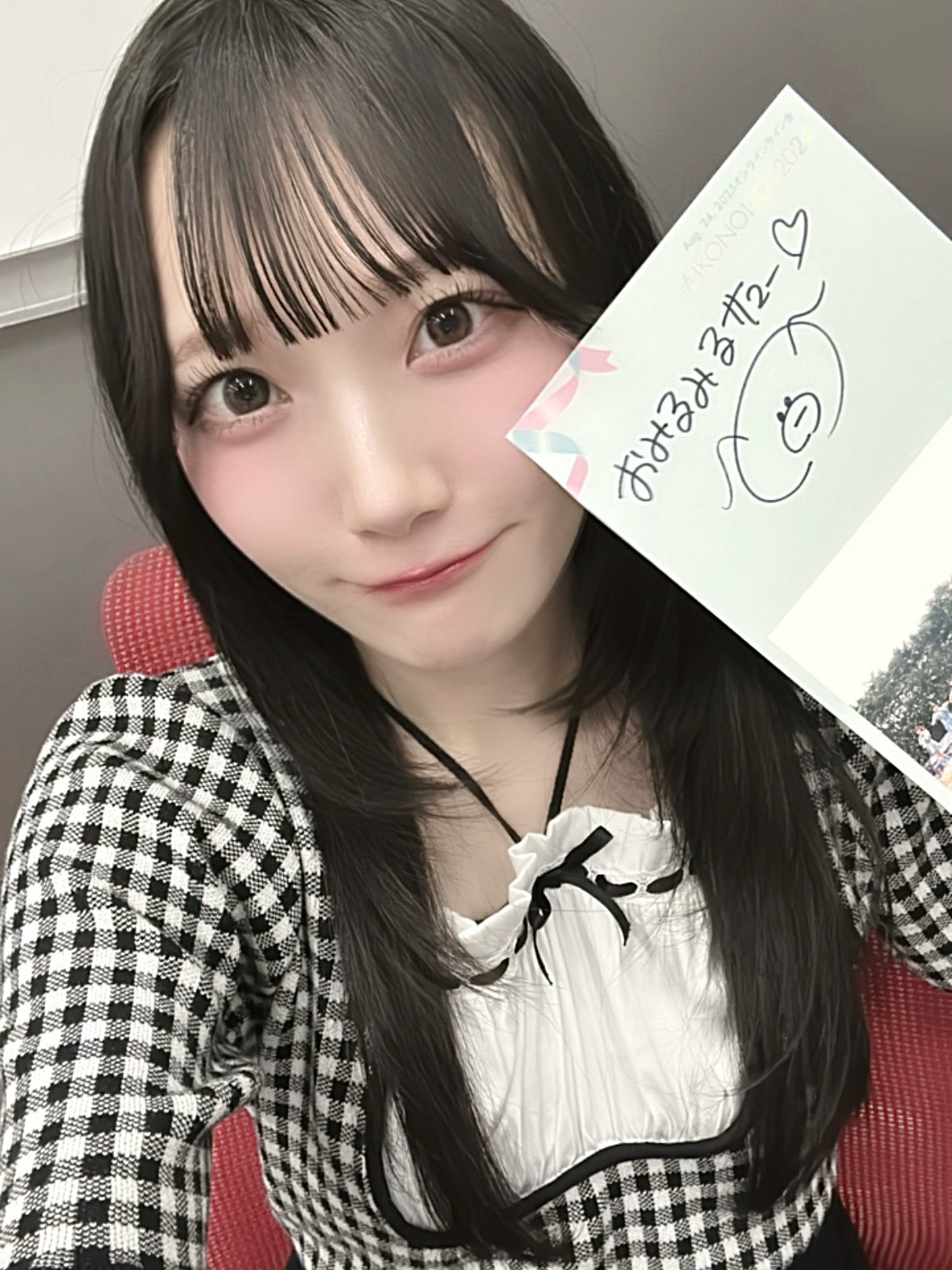 ≠ME 本田珠由記　直筆　生写真　全国ツアー　2024 チュウ　コメ有　みるてん ≠ME 本田珠由記直筆生写真全国ツアー2024 チュウコメ有みるてん
