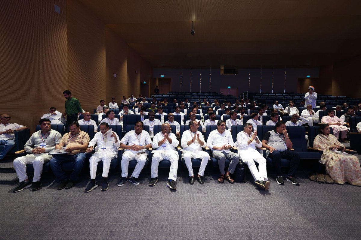 Congress (@incindia) on Twitter photo Congress President Shri <a href="/kharge/">Mallikarjun Kharge</a> today addressed the Sangathan Srijan Abhiyan, the DCC Presidents' Training Programme, for the states of Haryana and Madhya Pradesh.
During the programme, held at Indira Bhawan, several senior Congress leaders were also present.
📍New Delhi Congress President Shri <a href="/kharge/">Mallikarjun Kharge</a> today addressed the Sangathan Srijan Abhiyan, the DCC Presidents' Training Programme, for the states of Haryana and Madhya Pradesh.
During the programme, held at Indira Bhawan, several senior Congress leaders were also present.
📍New Delhi