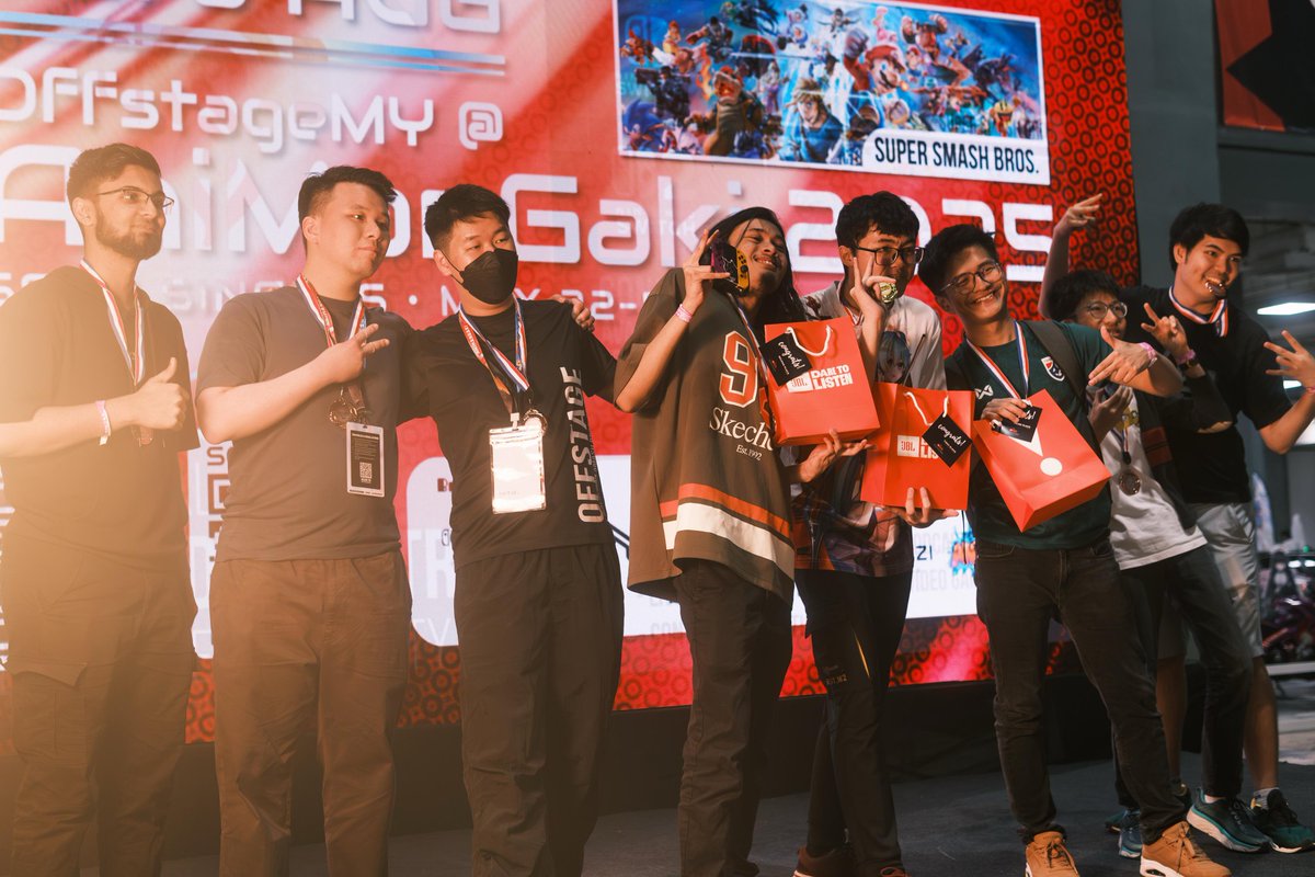 As OffstageMY's Summer season SSBU Major concludes, we're proud to announce that Dreamer is our Offstage at AMG 2025 Champion!

1st - Dreamer, 2nd - ZebraBoi, 3rd - Cherrycherim, 4th - Cam ping, 5th - Mory &amp; Black&amp;White, 7th - BGKirby &amp; NovaMC