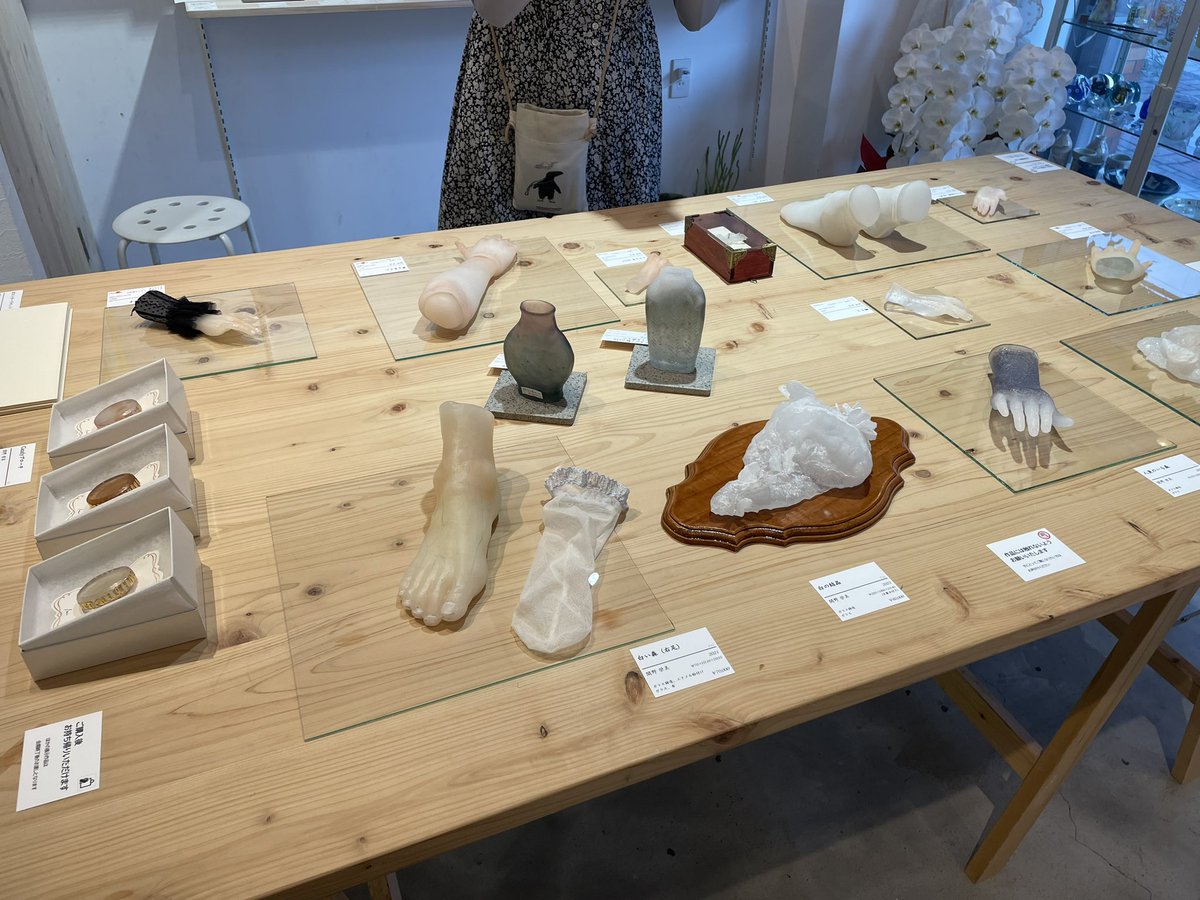 企画展「手のけしき、夏のかげ」
無事に終了いたしました＊
お暑い中お越しくださいました皆様、作品をお迎えくださった方、気にかけてくださった方、誠にありがとうございました🙏