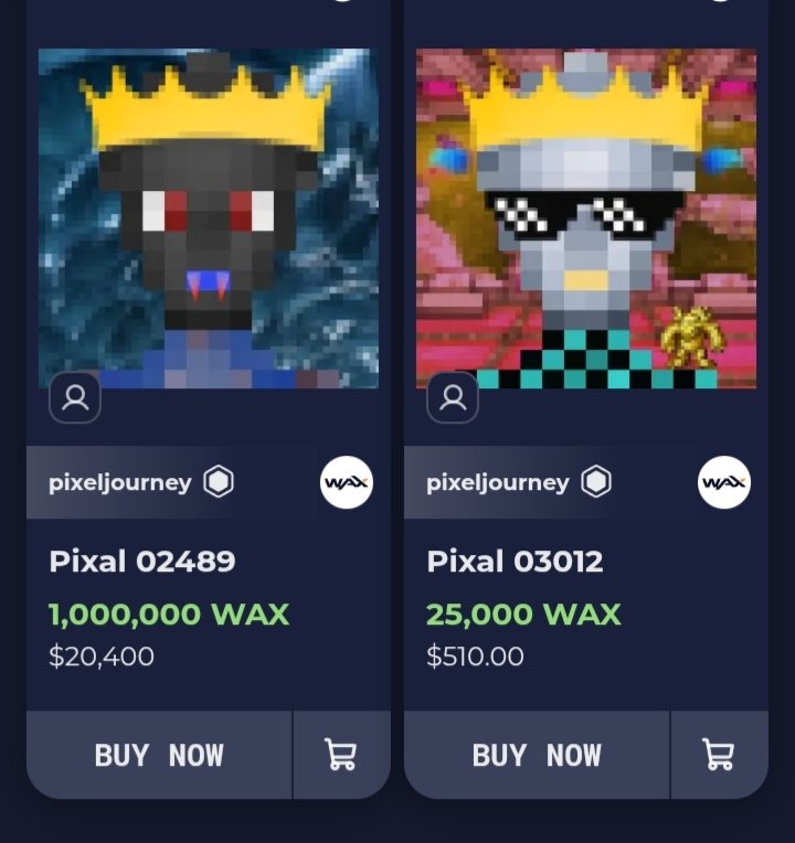 Crown trait is Getting pretty rare...

#NFTs $waxp #Web3Growth 

🔥👉Pixeljourney.xyz