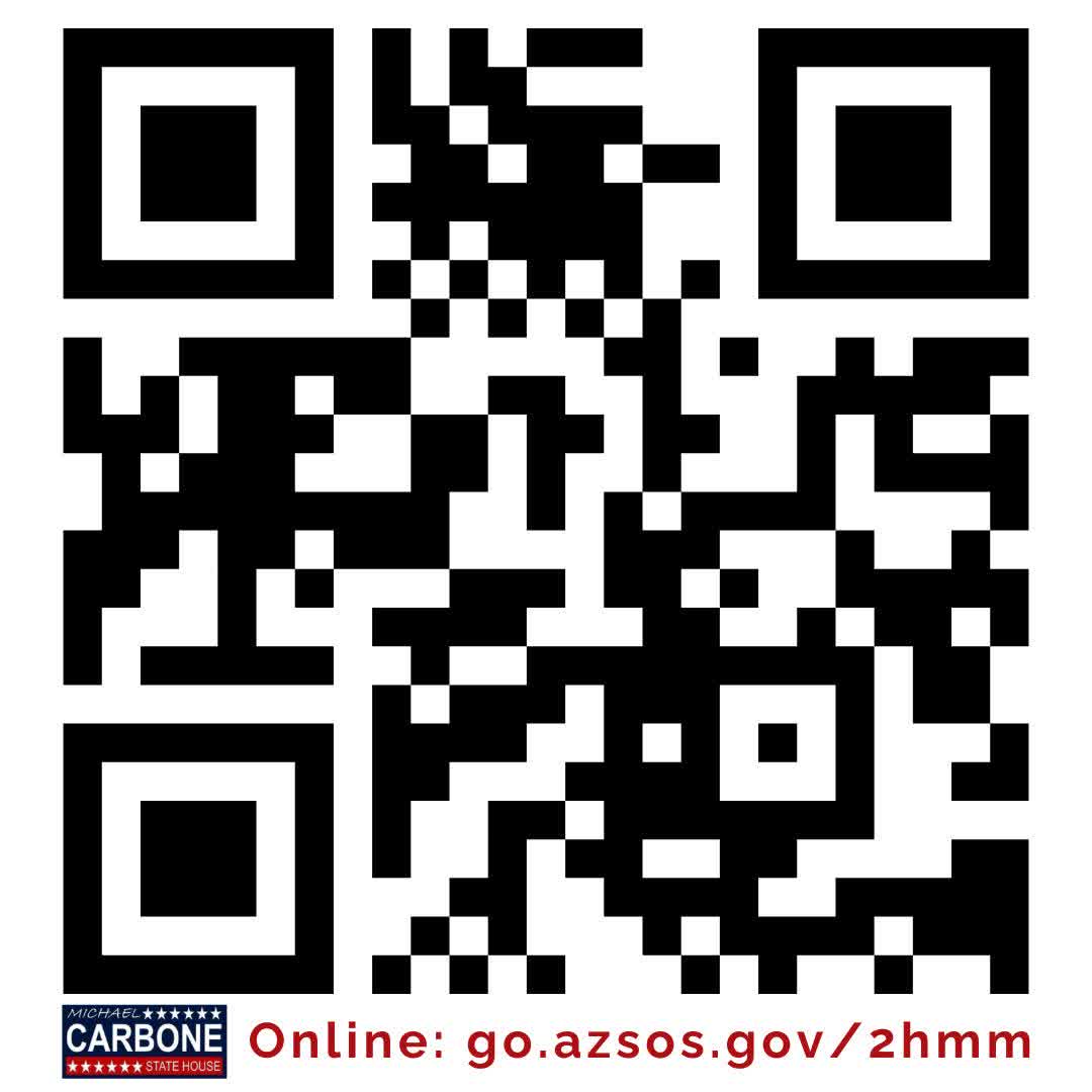 Show your support by signing my online petition today so I can qualify for the 2026 ballot.  Click this link: go.azsos.gov/2hmm or scan the QR code on this page.  
Thank you for your dedication! Together, we can build a brighter future for Arizona.