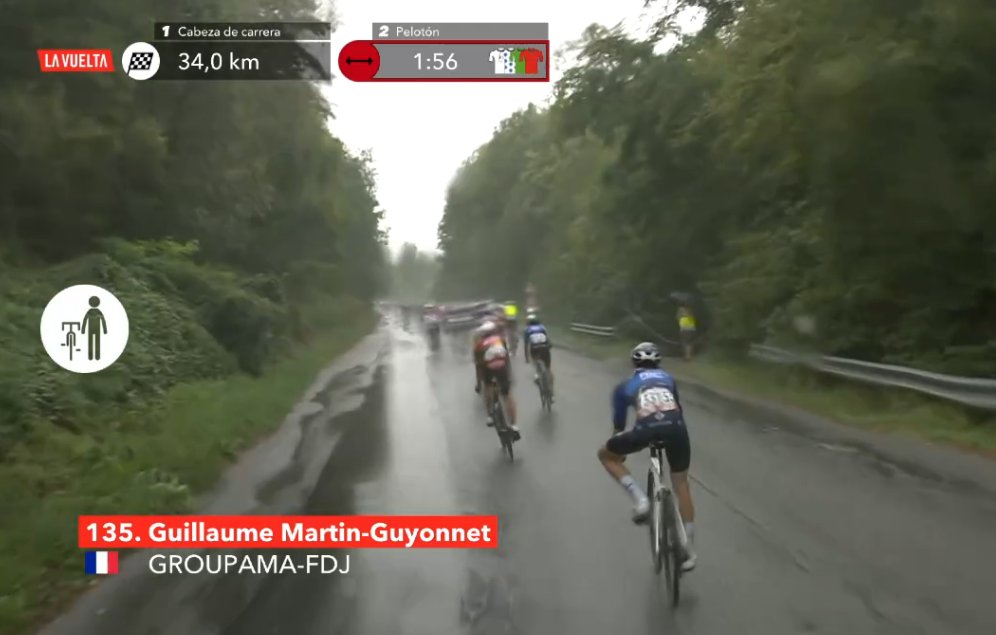 DNF Guillaume Martin-Guyonnet. We wish a quick recovery 🤕❤️

Desgraciadamente, Guillaume Martin-Guyonnet abandona #LaVuelta25 tras una caída. ¡Le deseamos que se recupere pronto! 🤕❤️