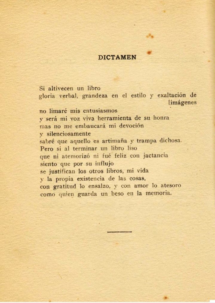 126 años del nacimiento de Borges. Quizás, junto a Kafka, el escritor más grande del siglo 20. Quizás, junto a Quevedo, el que mejor escribió en castellano. Aquí la 1ra ed de Fervor de Buenos Aires, dedicada a Ricardo Molinari, con dos poemas que excluyó en posteriores ediciones.