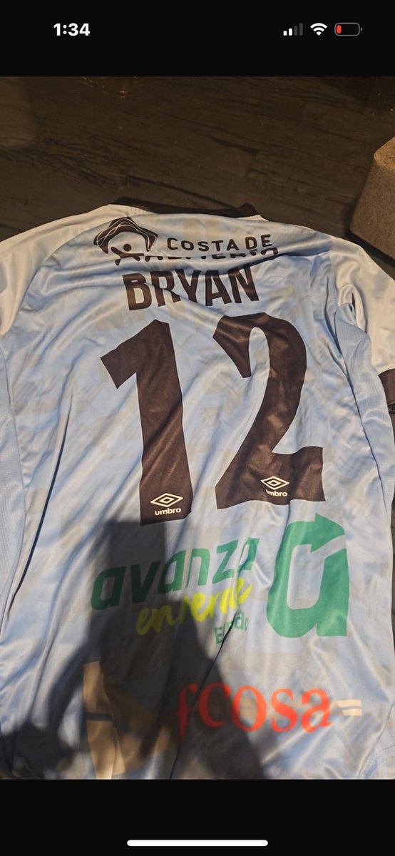 Lindos recuerdos. Bryan con la celeste.