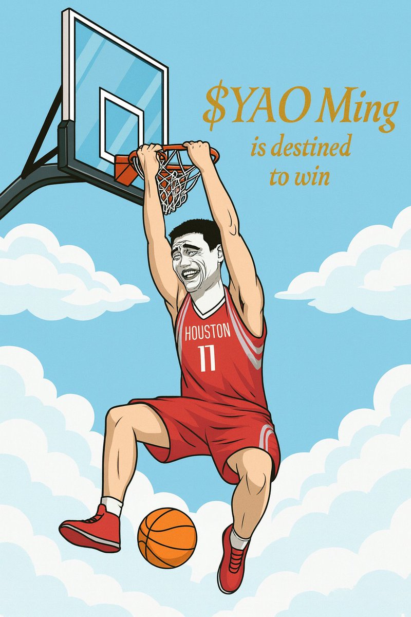 $YAO mc to millions incoming.
Can't fade this meme.