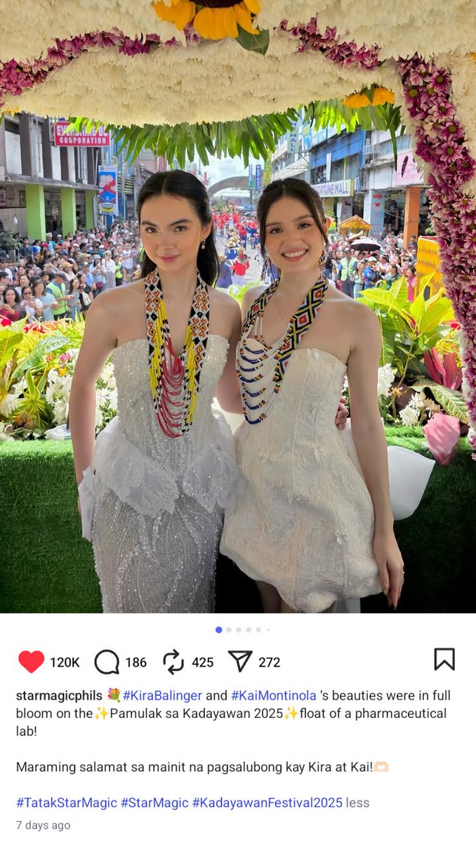_kiraluv's tweet photo. Grabe ang engagements ng #KiKai... 100K+ likes on both Instagram and Facebook. 😍🔥👏
@Kbalinger @kakaimontinolaa
#KiraBalinger #KaiMontinola
Kira Balinger KaiMontinola https://t.co/NDiXPnBAyR