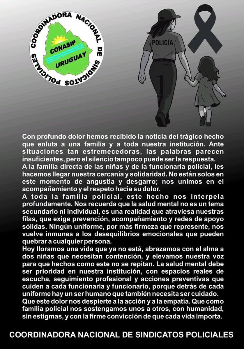 Comparto el comunicado de Conasip