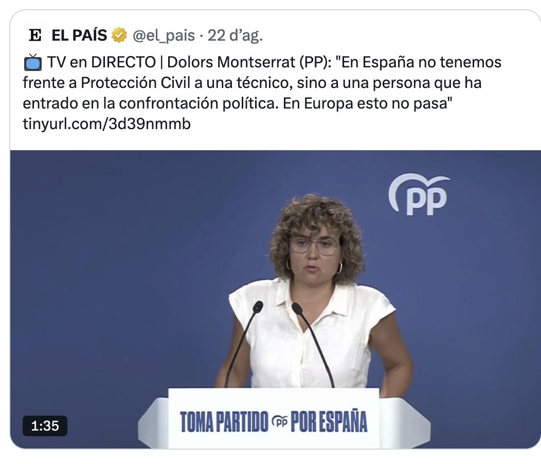 Dolors Montserrat PP va ser ministra d Sanitat sense tenir cap coneixement d salut. Va quadriplicar la seva fortuna en 18 mesos al càrrec. Va arribar amb 175.00€  va marxar amb 680.000€ un any i mig després. La seva empresa familiar va aparèixer a la llista de morosos a Hisenda