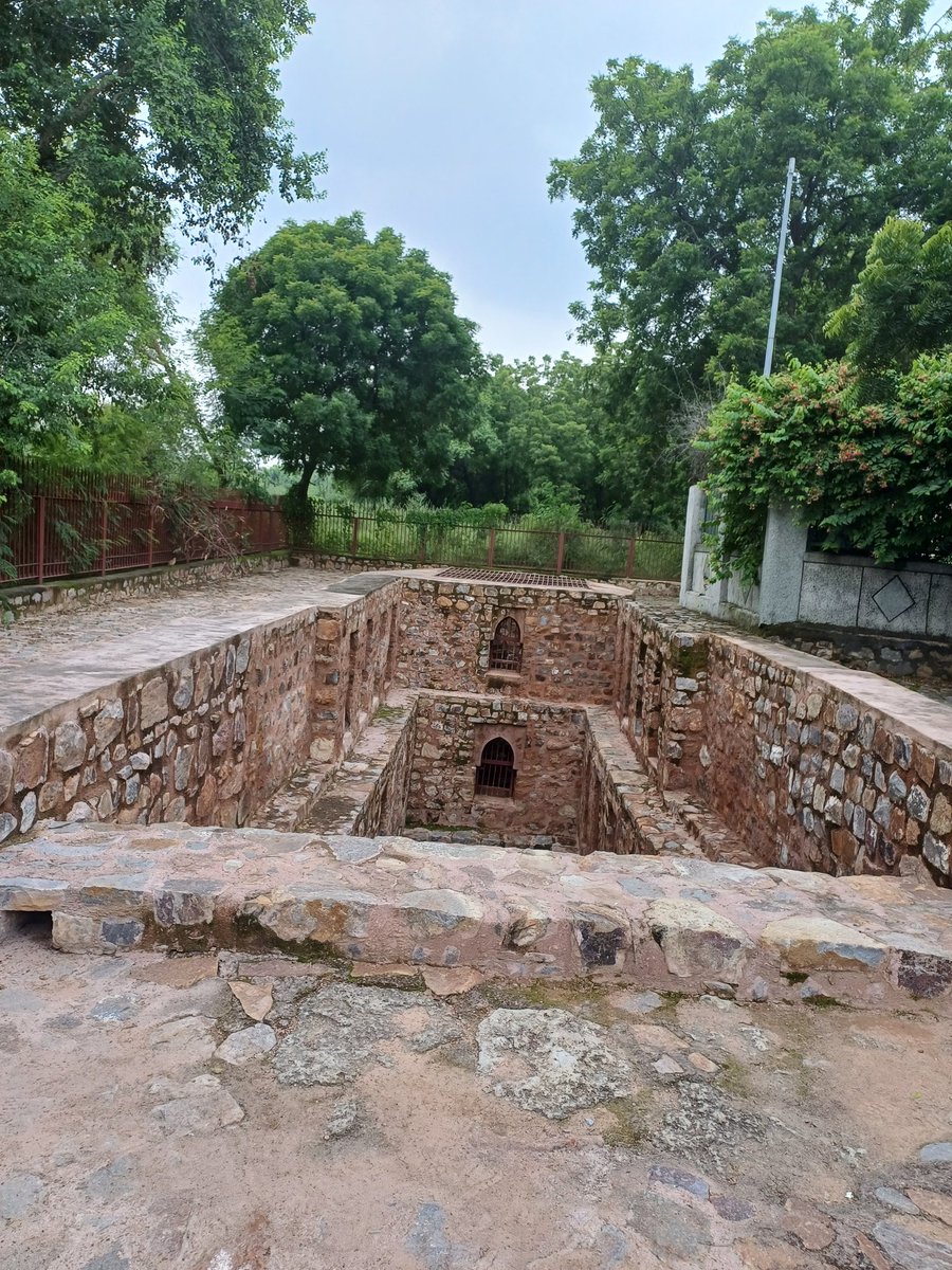 One of the things I love about Delhi is the history.

Visited this lodi era stepwell just minutes from my house. 

One of the things I hate is that we don't appreciate our history. 
This stepwell is hidden behind some overgrown shrubs at the end of a parking lot..and it's locked!