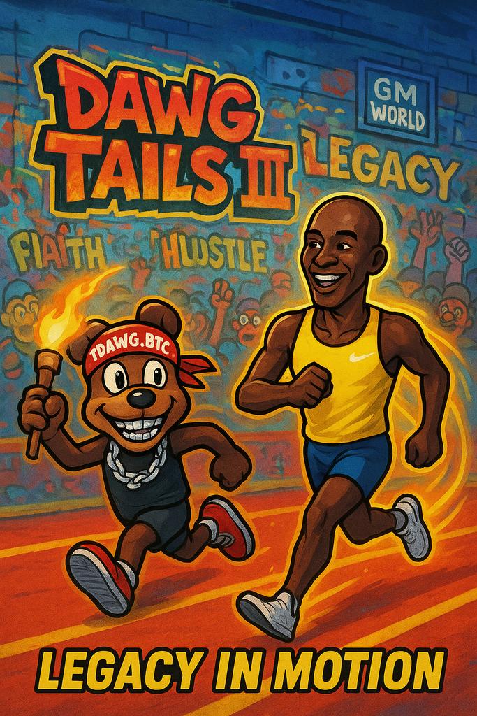Tdawgmetax's tweet photo. Dawg Tails III is more than art.
Itβs a movement.
And when it meets the spirit of Henry Wanyoike β a champion who runs not with sight but with heart β you get legacy immortalized. π
πΎ
@dawgcoin_stx @Zeroauthdao
#BeHenry https://t.co/Yjc6xhDL9c