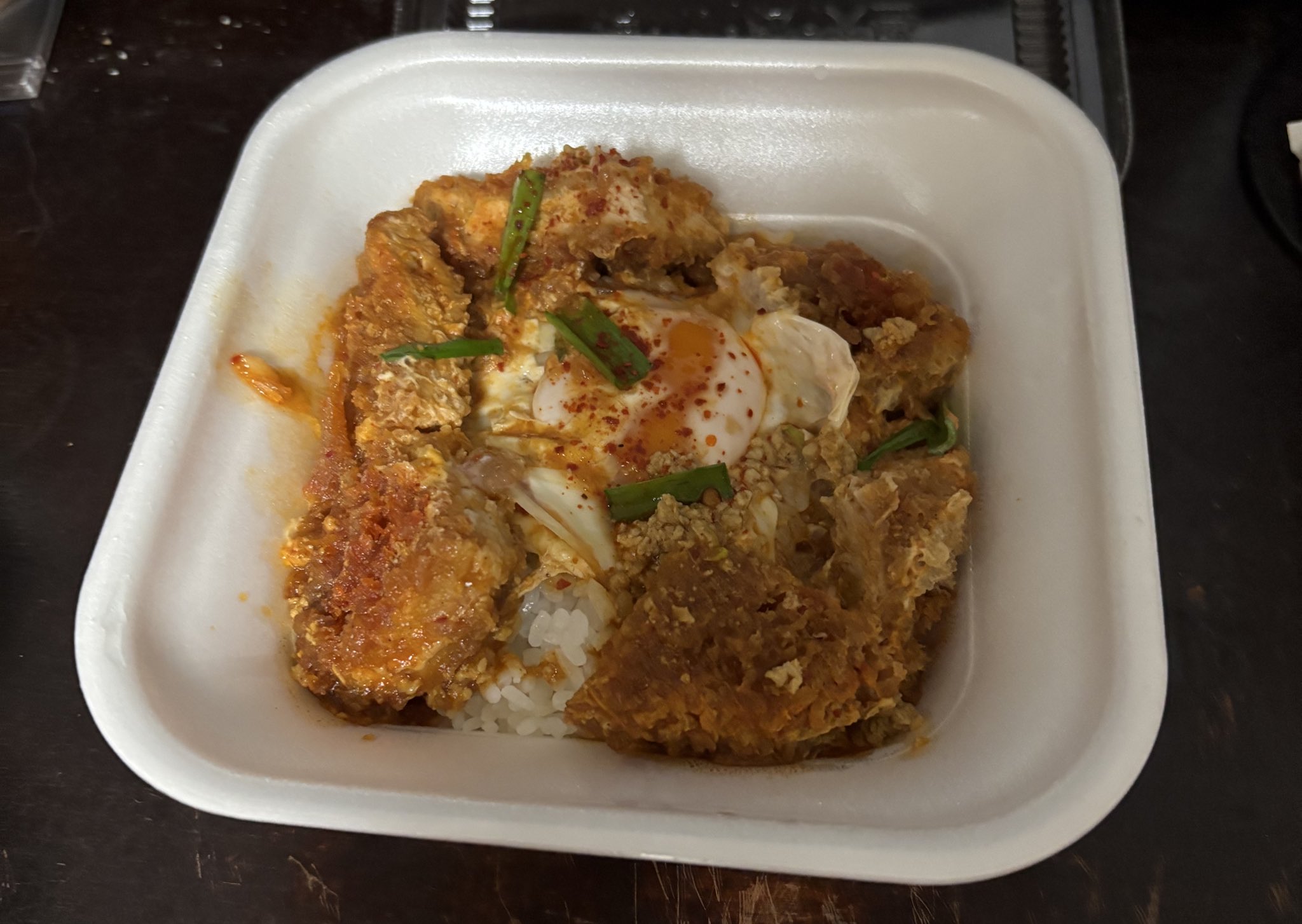 カツ丼出品 カツ丼】#913 さくさくロースカツとふわふわ卵がセパレートの