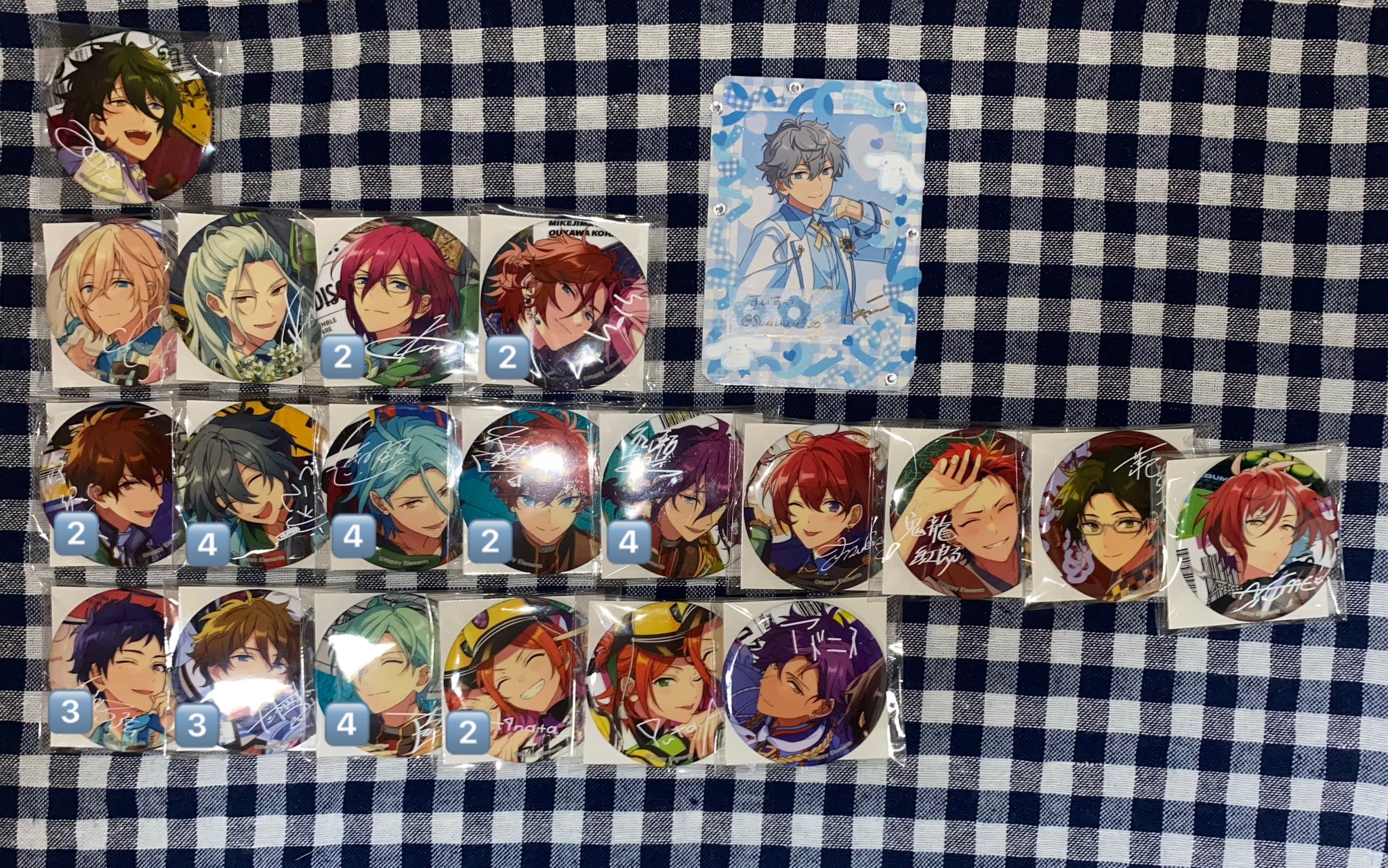 あんスタ!! 巴日和　缶バッジ　ぱしゃこれ　ぱしゃっつ　バースデーカード コレクション缶バッジ［2024 May］-Casual Side-（BOX