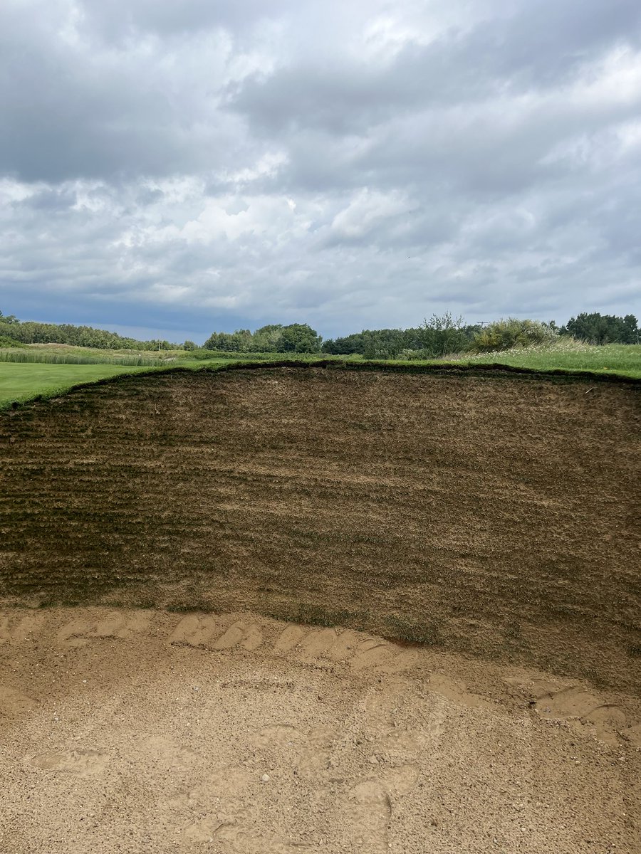 JeffLesson's tweet image. Great bunker restoration at the Gailes at Lakewood Shores!