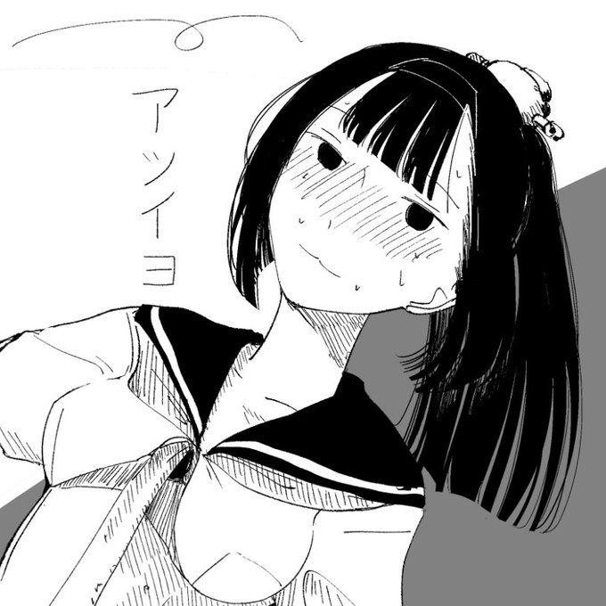 ひさしぶりのらくがき:あつい秋月