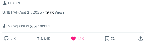 GM Legends 🔥

The recent Exclusive turned out to be very hot

20k eyes x 1.4k likes 

Thanks  🫶