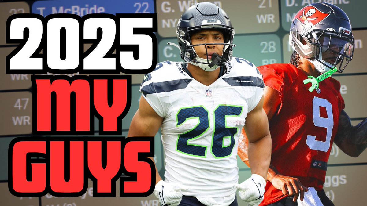 My guys for 2025.

I'll never stop drafting Emeka Egbuka.

youtu.be/SAc4_t0MjEU?si…