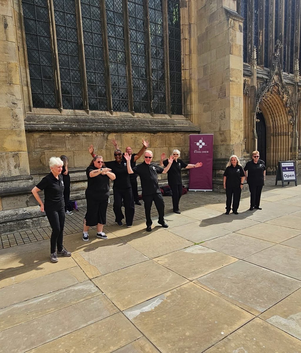 Hull Minster (@hullminster) on Twitter photo What a joy is was to have #HullVisualChoir sing and sign in Trinity Square. 💗Thank you for coming and having us as your backdrop. 🥰 
#bslchoir #hullminster What a joy is was to have #HullVisualChoir sing and sign in Trinity Square. 💗Thank you for coming and having us as your backdrop. 🥰 
#bslchoir #hullminster