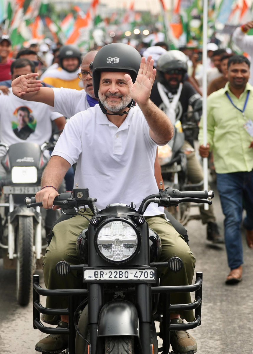 Unstoppable <a href="/RahulGandhi/">Rahul Gandhi</a>  💙