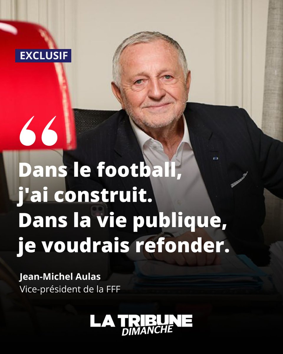 ⚽️🇫🇷 « Dans les tribunes comme dans la ville » - @jeanmichelaulasoff

L’ancien patron de l’Olympique lyonnais Jean-Michel Aulas, aujourd'hui vice-président de la Fédération française de football (FFF), estime qu’il existe des « passerelles » entre le sport, la société et la