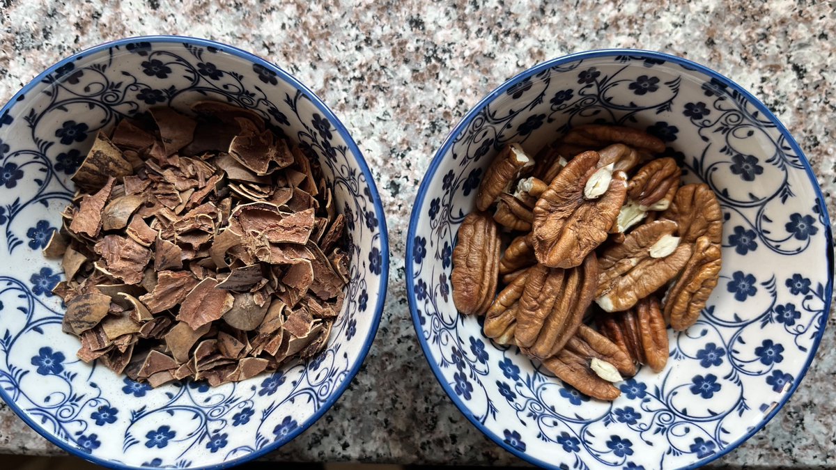 Nothing is wasted… Crushed pecan shells add nutrients to your compost