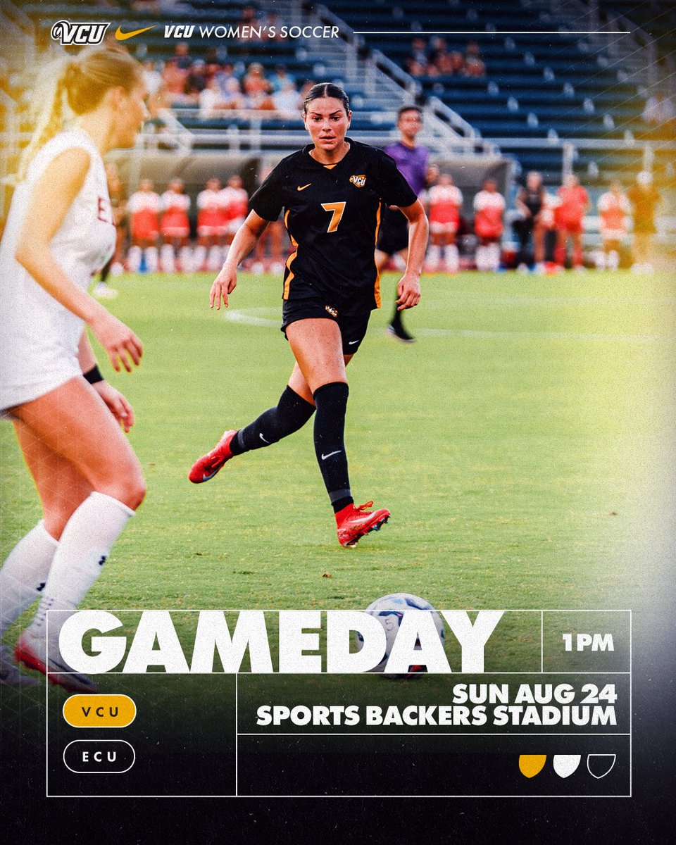VCUWomensSoccer's tweet photo. Bringing the action back home today!🏠

🆚 East Carolina
📍 Richmond, Va.
🏟️ Sports Backers Stadium
🕐 1 PM
ℹ️ Pride Game
📺 https://t.co/WamJo2nWYd
📊 https://t.co/GQhiao7B0V

#LetsGoVCU https://t.co/pC4lyCqKEE