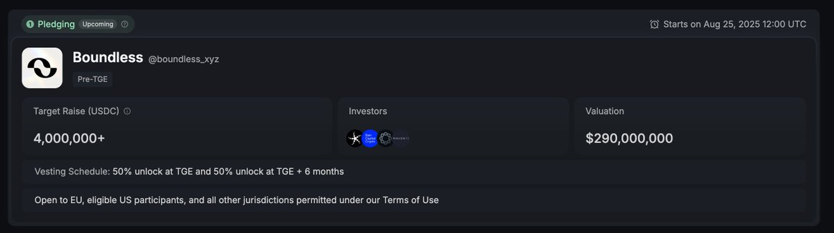 anrd04 (@anrd04) on Twitter photo where would you rather park your funds?
- <a href="/boundless_xyz/">Boundless</a>: $290m val (lower if you joined signal), 50% tge, 6m vesting, <a href="/KaitoAI/">Kaito AI 🌊</a> launchpad
- <a href="/Lombard_Finance/">Lombard</a>: $450m val, 100% tge, 99% chance of binance listing, <a href="/buidlpad/">Buidlpad Ⓜ️Ⓜ️T</a>
personally, i’ll be watching oversubscription and playing where would you rather park your funds?
- <a href="/boundless_xyz/">Boundless</a>: $290m val (lower if you joined signal), 50% tge, 6m vesting, <a href="/KaitoAI/">Kaito AI 🌊</a> launchpad
- <a href="/Lombard_Finance/">Lombard</a>: $450m val, 100% tge, 99% chance of binance listing, <a href="/buidlpad/">Buidlpad Ⓜ️Ⓜ️T</a>
personally, i’ll be watching oversubscription and playing