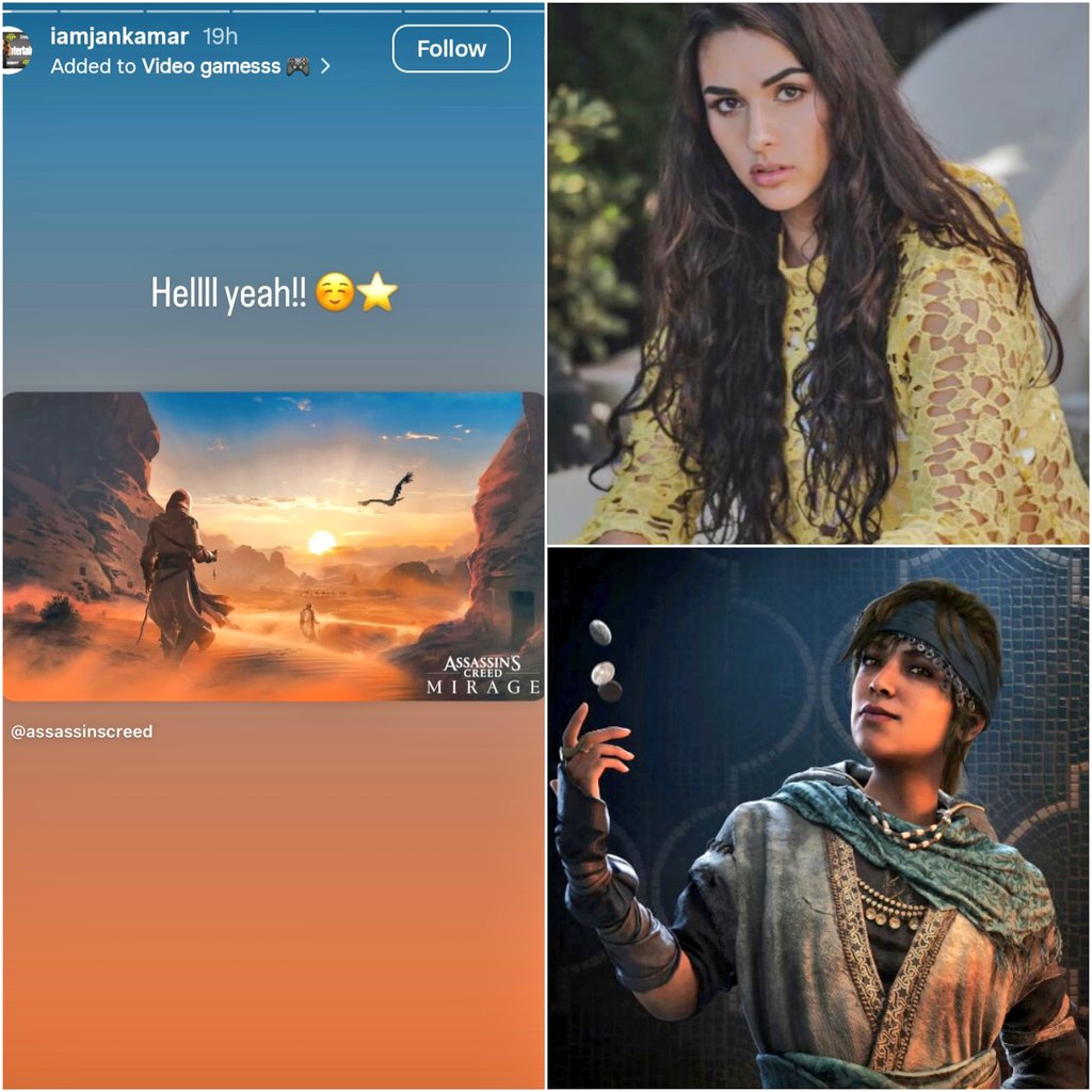 Nehal might return in the new DLC of Assassin's Creed Mirage. Nehal's voice actor, Jan Kamar, shared this story on her Instagram. She might reprise her role as Nehal. 🔥

#AssassinsCreedMirage