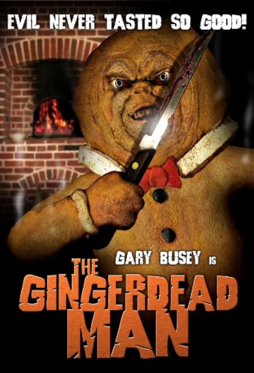 Gary Busey has less than 2 minutes of screen time in The Gingerdead Man (2005). Most of his role is voice acted. He was paid $25,000 for this work on this film. #TheGoreYouKnow #MutantFam