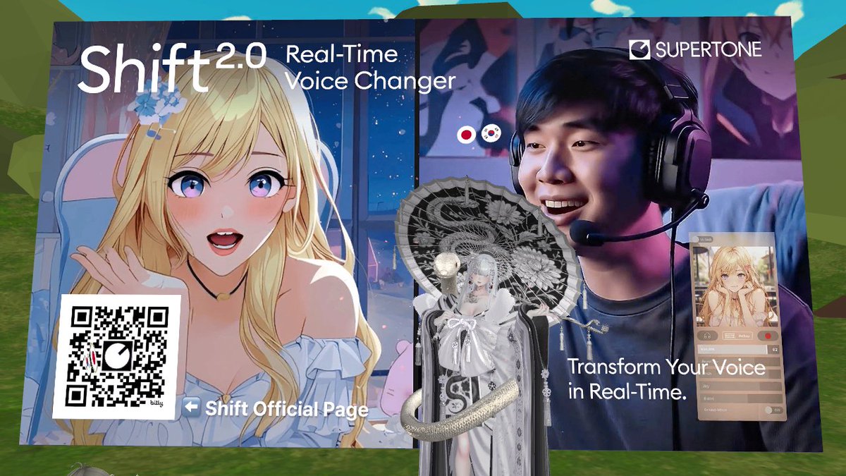 女の子になったり男になったり楽しかった！！
みんなでやるともっとおもしろい🤣

#SupertoneShift #보이스체인저 #VRC한일교류회 #ボイチェン #VRC日韓交流会