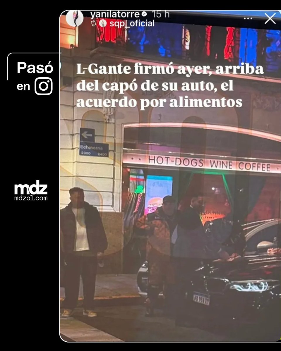 mdzol's tweet image. L-GANTE FIRMÓ LA PAZ CON TAMARA BÁEZ, DE MANERA POLÉMICA
⚖️👧Tras un extenso proceso judicial, L-Gante y su expareja, la modelo Tamara Báez, mantienen un fuerte enfrentamiento por la pensión alimenticia de su hija Jamaica, de 4 años.

#LGante #TamaraBáez #PensiónAlimenticia