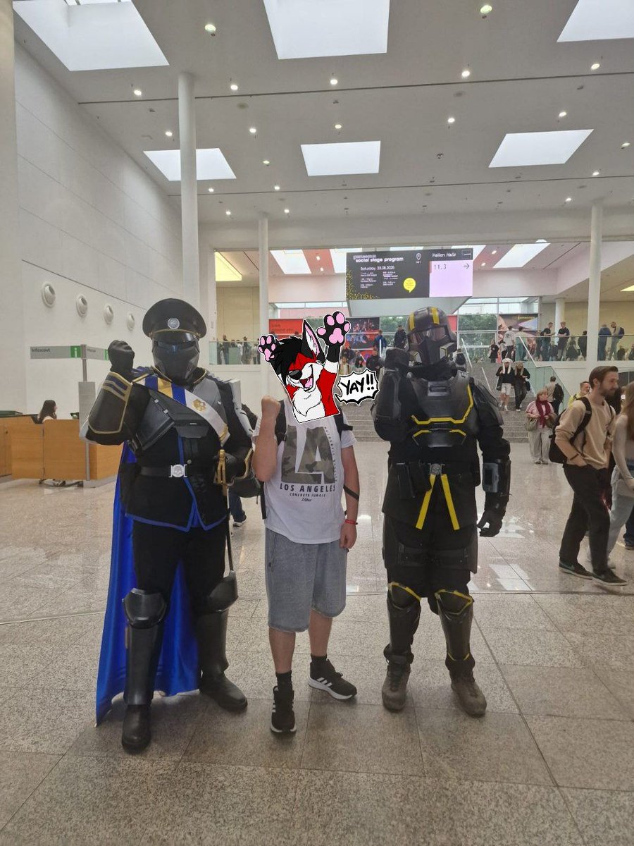 🔞PasciFolf🔞(I hab Birthday A) (@psciflf) on Twitter photo It was an honor taking a democatic picture with my felllow brothers in arms!
For Liberty
For Democracy
For Super Earth!
<a href="/helldivers2/">HELLDIVERS™ 2</a> #Gamescom2025 It was an honor taking a democatic picture with my felllow brothers in arms!
For Liberty
For Democracy
For Super Earth!
<a href="/helldivers2/">HELLDIVERS™ 2</a> #Gamescom2025